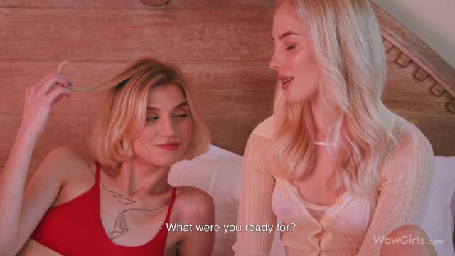 Превью Симпатичные блондинки в голом виде устроили лесби разврат № 41899